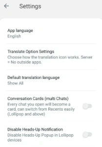 gbwhatsapp App Language